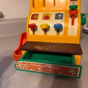 Vintage fisher price cash register
